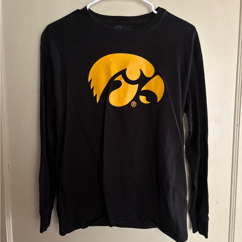 Champion Black and Gold Long Sleeve Tee